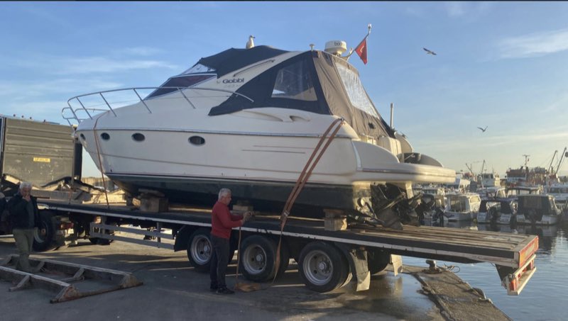 Marinada dorseye tekne yükleme